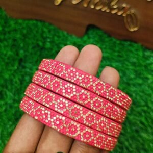 Raindrop Glass Kada Bangles (4PC)