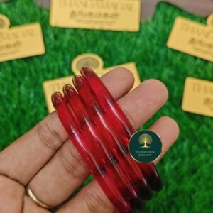 Glassy Crystal Kada Bangles(4PC)